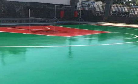 南平篮球场翻新地面